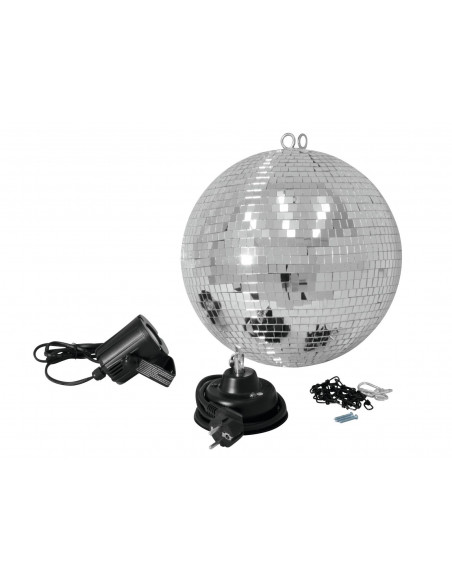 EUROLITE Mirror Ball Set 30cm with LED Spot