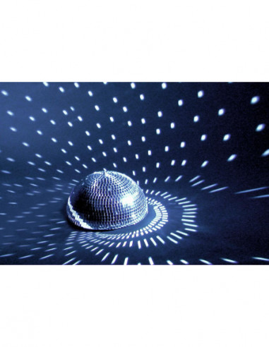 EUROLITE Half Mirror Ball 30cm motorized