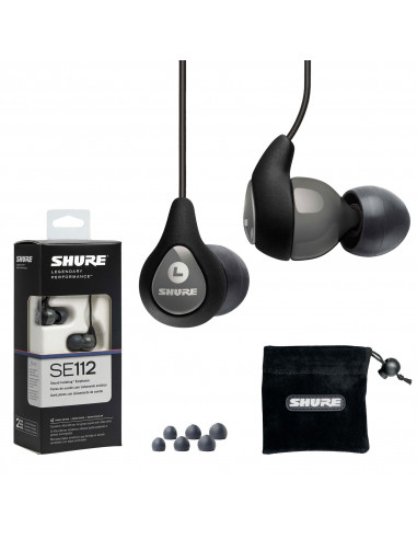 SHURE Auscultador InEar Preto SE-112