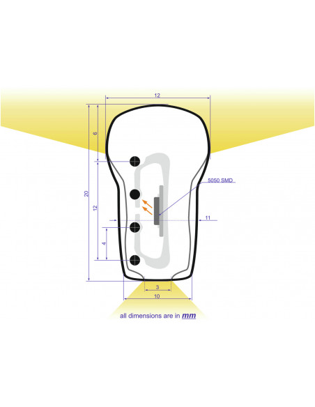 EUROLITE LED Neon Flex 230V Slim RGB 100cm