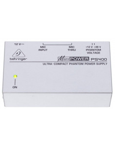 BEHRINGER Alimentador Phantom 1 canal PS400 2