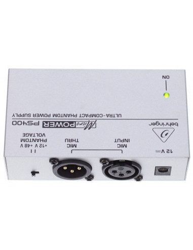 BEHRINGER Alimentador Phantom 1 canal PS400