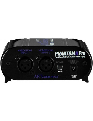 ART Alimentador Phantom Power 2 Canais PHANTOM II