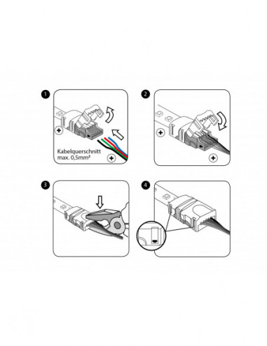 EUROLITE LED Strip Power Contact 4Pin...