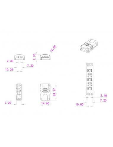 EUROLITE LED Strip flexible Connector...