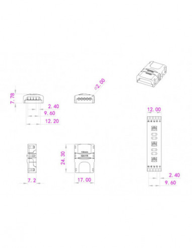 EUROLITE LED Strip flexible Connector...