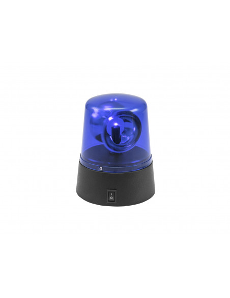 EUROLITE LED Mini Police Beacon blue USB/Battery