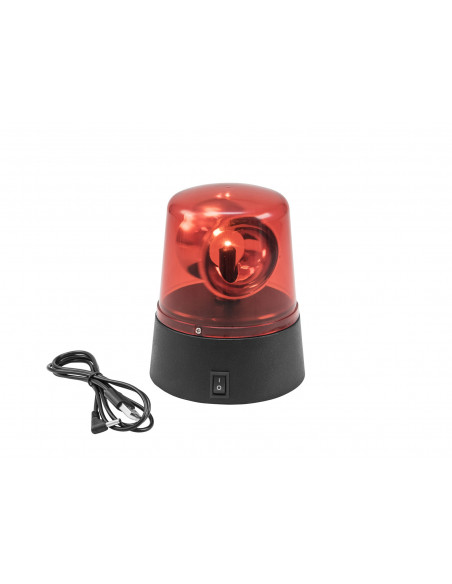 EUROLITE LED Mini Police Beacon red USB/Battery