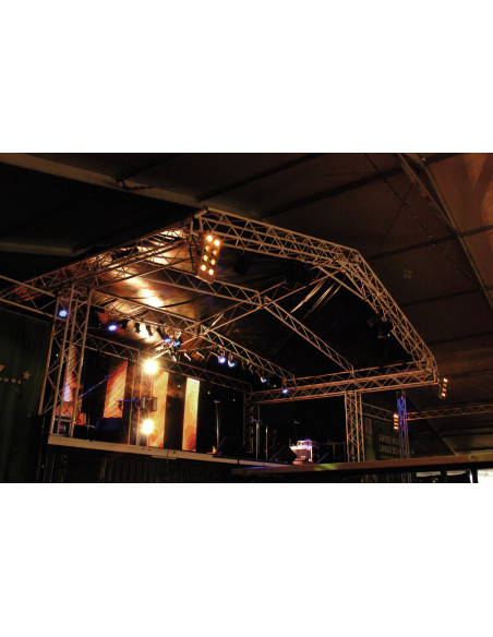 EUROLITE T-36 Pinspot with Cable, silver