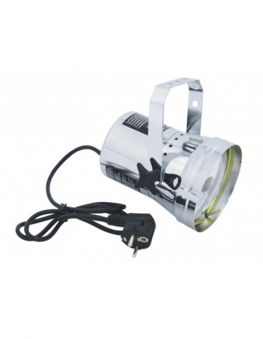 EUROLITE T-36 Pinspot with Plug, silver