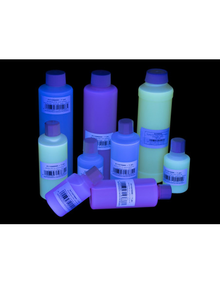 EUROLITE UV-active Stamp Ink, transparent blue, 100ml