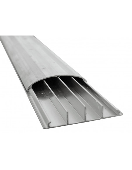 EUROLITE Floor Cable Channel 75mm silver 2m