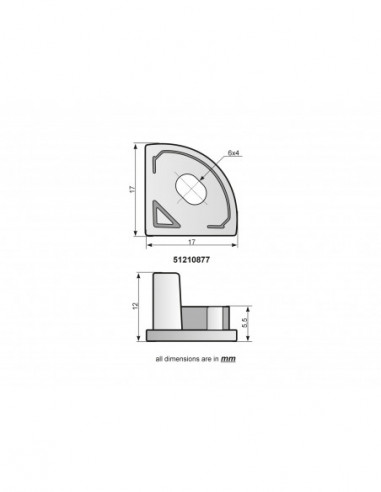 EUROLITE End Caps for Corner Profile...