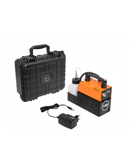 HAZEBASE piccola Battery-powered fog machine 12V/200W DMX