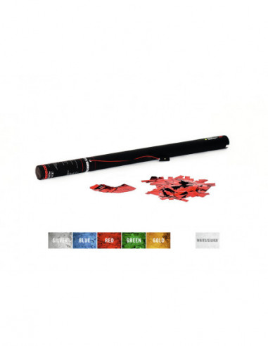 TCM FX Electric Confetti Cannon 80cm, red metallic