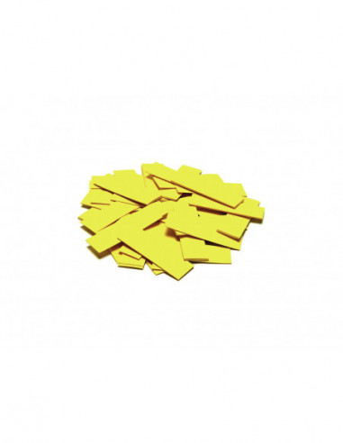 TCM FX Slowfall Confetti rectangular 55x18mm, yellow, 1kg