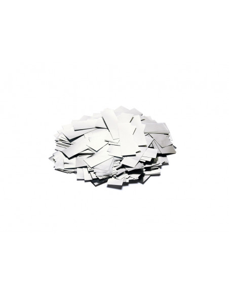 TCM FX Metallic Confetti rectangular 55x18mm, silver, 1kg