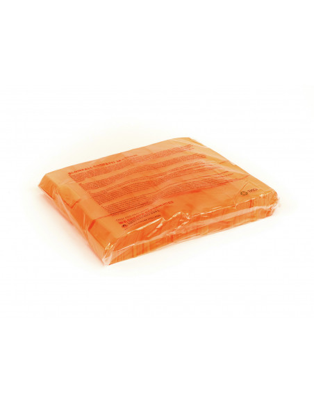 TCM FX Slowfall Confetti rectangular 55x18mm, neon-orange, uv active, 1kg