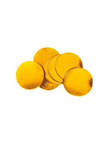 TCM FX Metallic Confetti round 55x55mm, gold, 1kg