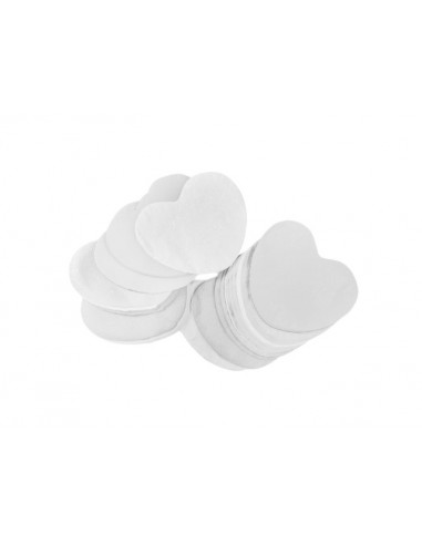 TCM FX Slowfall Confetti Hearts 55x55mm, white, 1kg