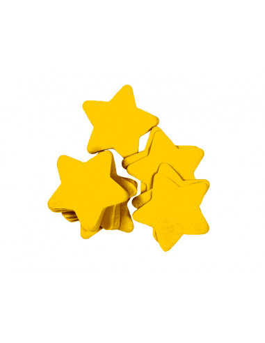 TCM FX Metallic Confetti Stars 55x55mm, gold, 1kg