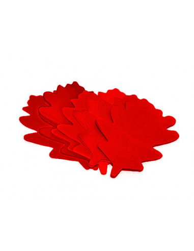 TCM FX Slowfall Confetti Oak Leaves 120x120mm, red, 1kg