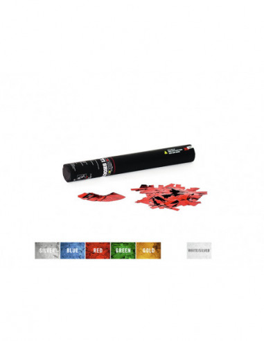 TCM FX Handheld Confetti Cannon 50cm, red metallic