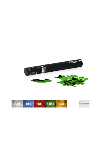 TCM FX Handheld Confetti Cannon 50cm, green metallic