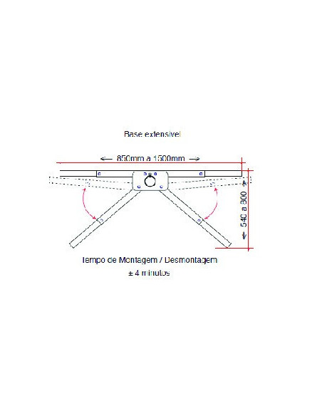 Suporte Chao LCD LED 50" A 70"