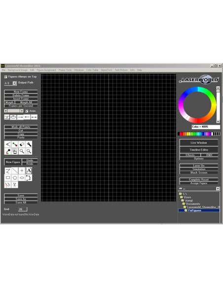 LASERWORLD ShowNET incl. Showeditor Lasershow Software