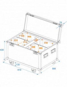 ROADINGER Flightcase 4x... 2