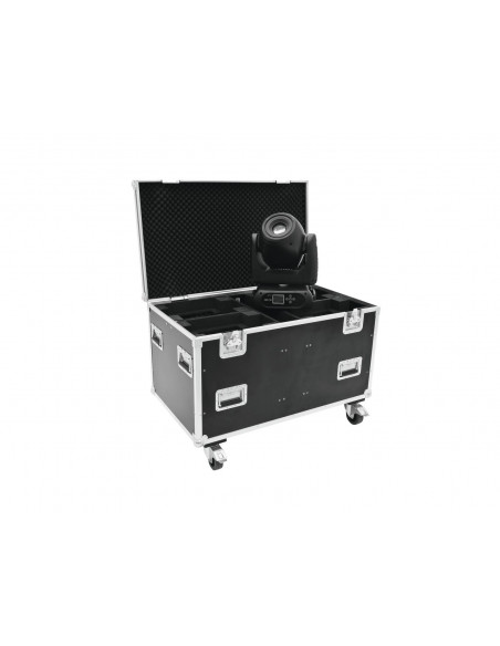 ROADINGER Flightcase 4x DMH-90/150/DMB-160/PLB-230