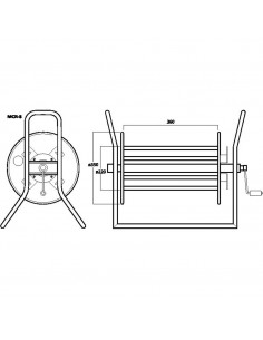 Enrolador Roldana Cabo Multipar MCR8 2