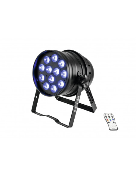 EUROLITE LED PAR-64 QCL 12x8W floor bl