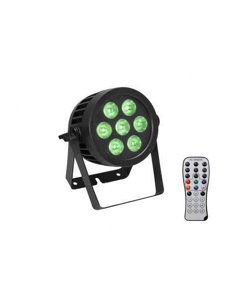 EUROLITE LED IP PAR 7x8W QCL spot