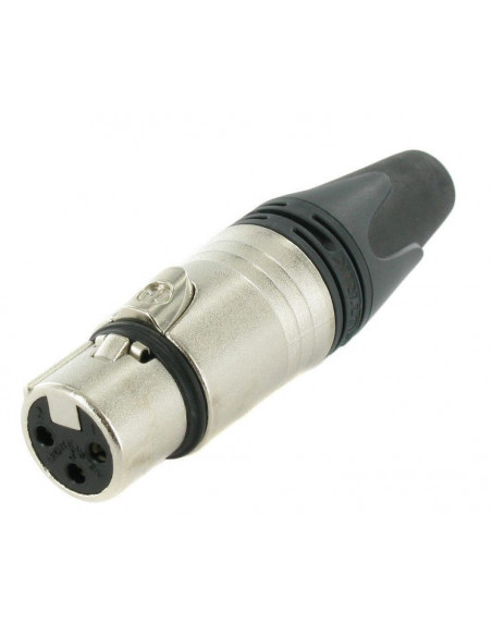 NEUTRIK  NC3FXX Ficha XLR  Femea Cabo 3 Pinos