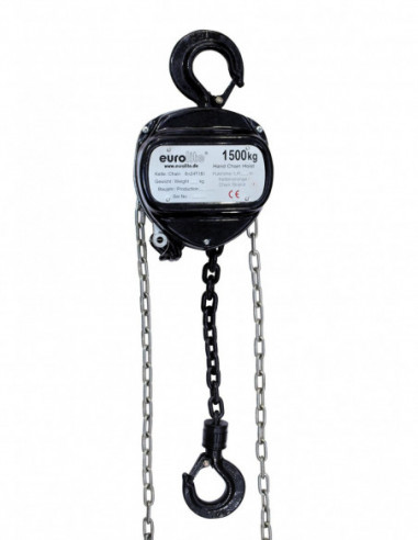 EUROLITE Chain Hoist 6M/1.5T black