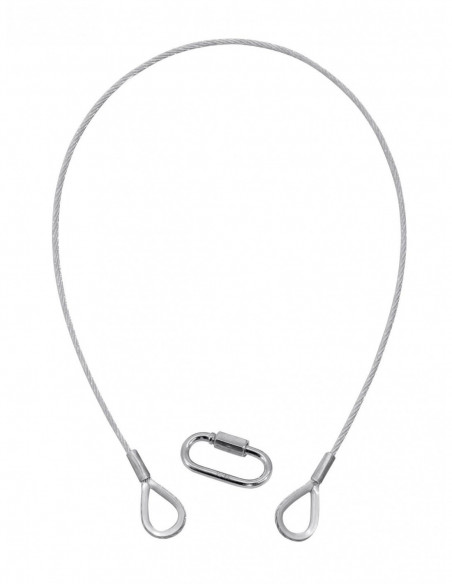 EUROLITE Safety Bond A 3x600mm up to 5kg, silver