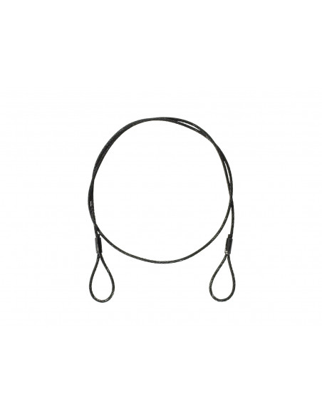 EUROLITE Steel Rope (SC) 900x3mm black without quick link
