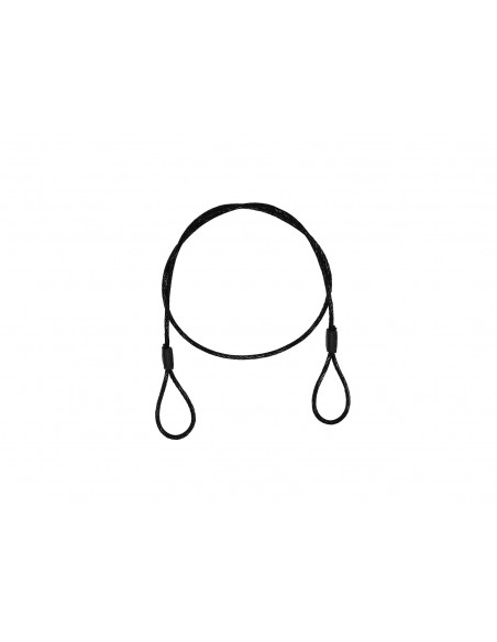 EUROLITE Steel Rope (SC) 900x3mm black without quick link