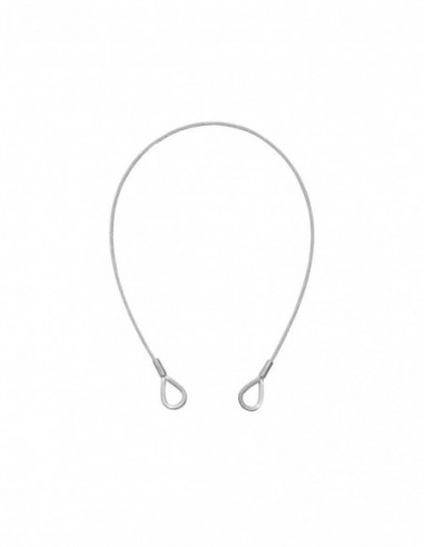 EUROLITE Steel Rope 600x3mm silver...