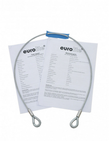 EUROLITE Steel Rope 1000x4mm silver...