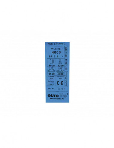 EUROLITE Round Sling 1m, max. Load...