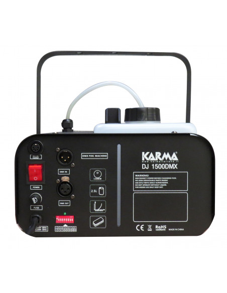 Maquina Fumos 1500W DMX c/ Comando RF