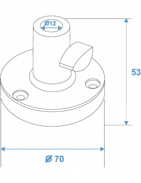 OMNITRONIC Holder Type B f. Table-Microphone Arm bk