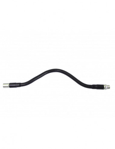 OMNITRONIC Gooseneck black XLR/XLR, 47cm