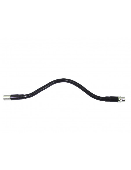 OMNITRONIC Gooseneck black XLR/XLR, 47cm