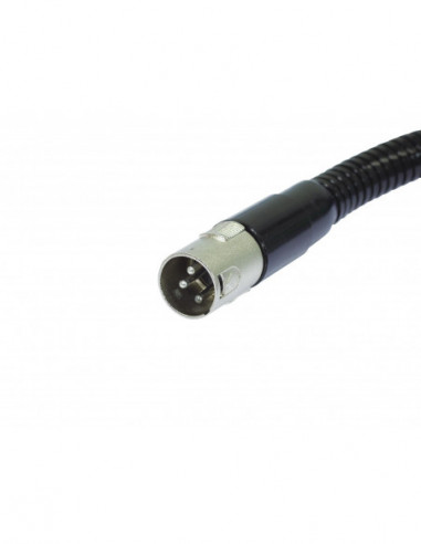 OMNITRONIC Gooseneck black XLR/XLR, 47cm