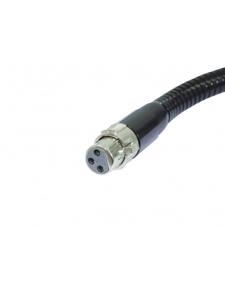 OMNITRONIC Gooseneck black XLR/XLR, 47cm