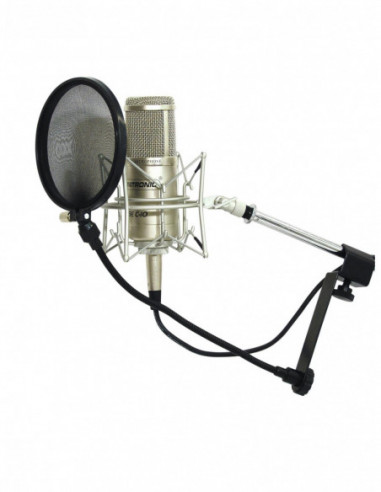 OMNITRONIC Microphone-Pop Filter, black